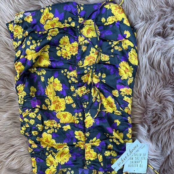 For love & Lemons x free people ruched spaghetti dress - Picture 11 of 11